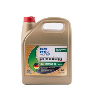 روغن موتور پروتک مدل 20W50 SN حجم چهار لیتر